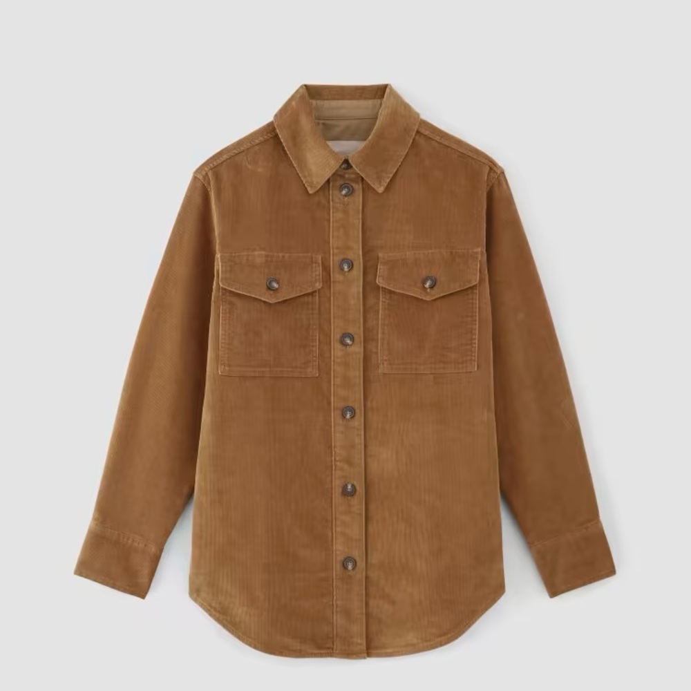 Everlane Corduroy Oversized Shirt Jacket